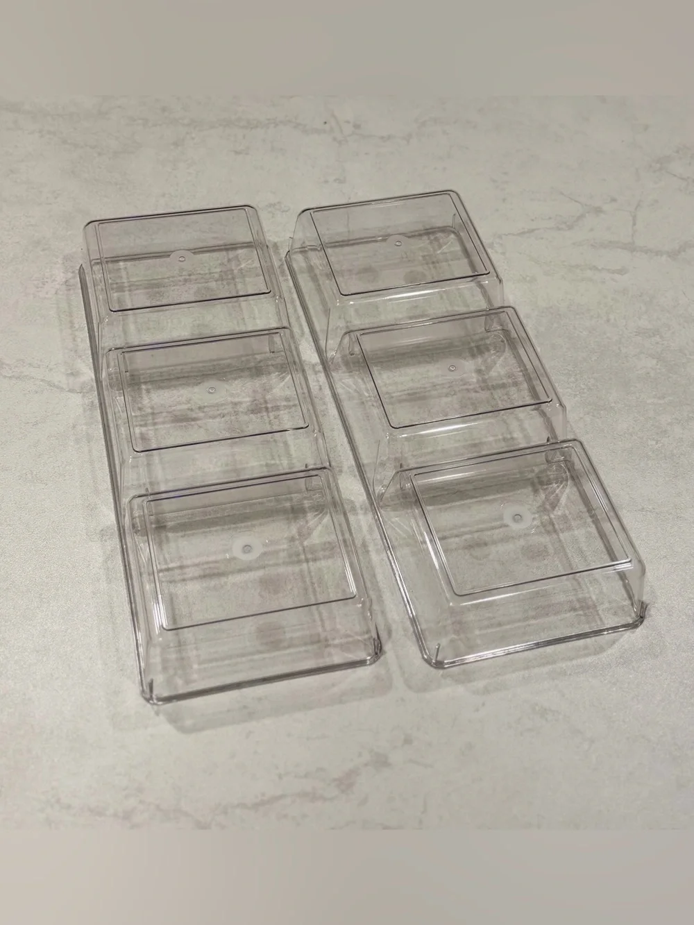 Plastic 3-Compartment Organizer Trays